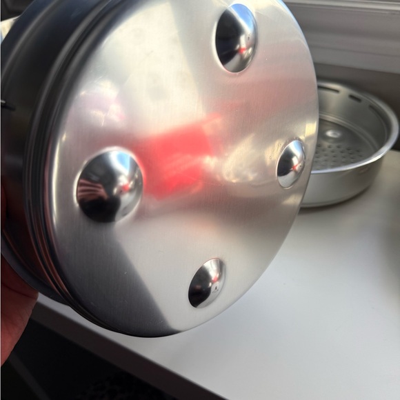 Fissler Vitavit **NEVER USED** Stainless Steel Pressure Cooker with Blue Stripes - Picture 13 of 16